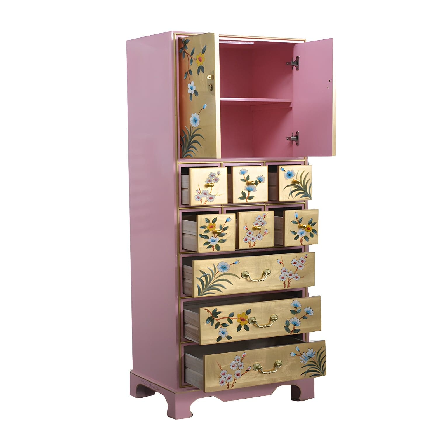 Classic Glam Dresser Solid Wood Storage Chest Dresser with 5/6/7/8/9 Drawers thumbnail 4