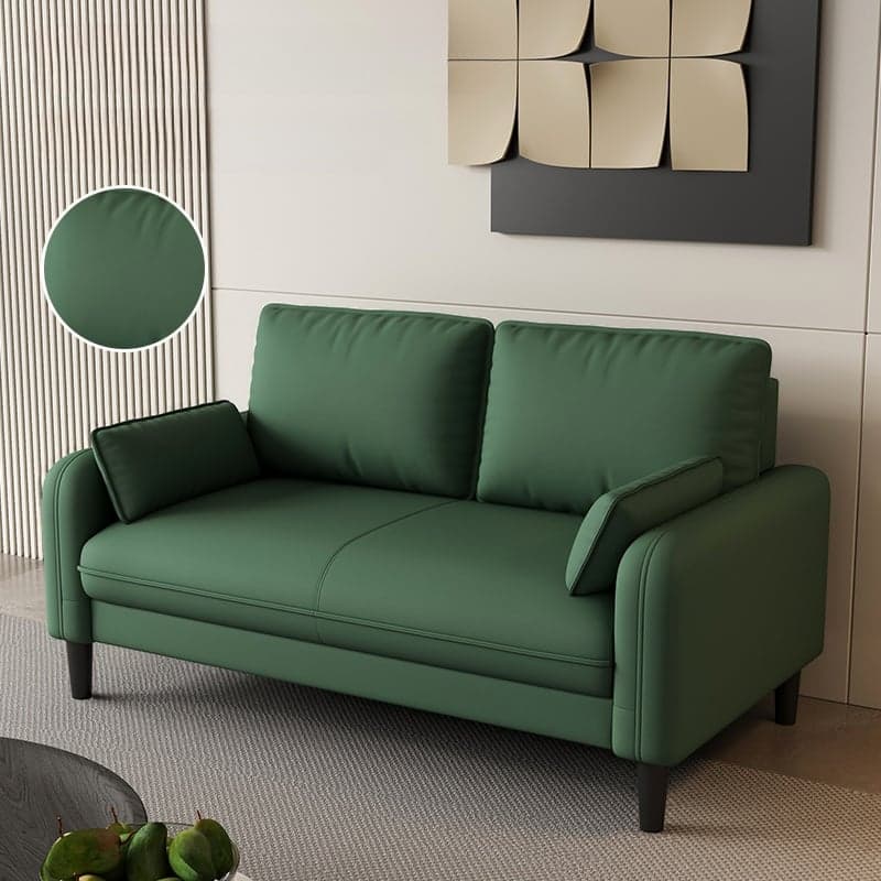 Trendy Water Resistant Standard Sofa/Loveseat/Single Sofa with Pillow Back in Dark Gray/White/Olive Green, Arm Included, Seats 3/2 People/1 Person with 2 Pillows thumbnail 4