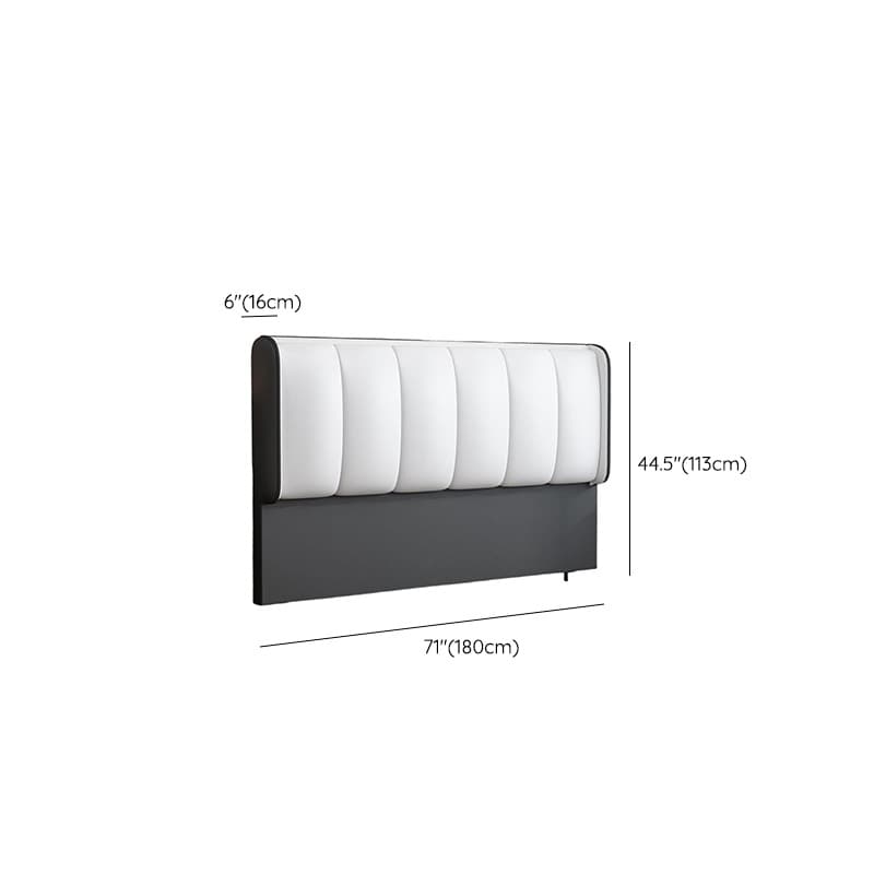 Casual Free-standing Standard King(76"W x 80"L)/Queen(60"W x 80"L)/Full(54"W x 75"L) Panel No Distressing With Legs in Wood and Sponge thumbnail 19