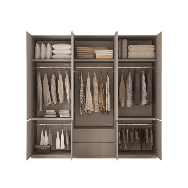 Auburn Self-supporting Cabinet Armoire with 2 Drawers and Gate Doors