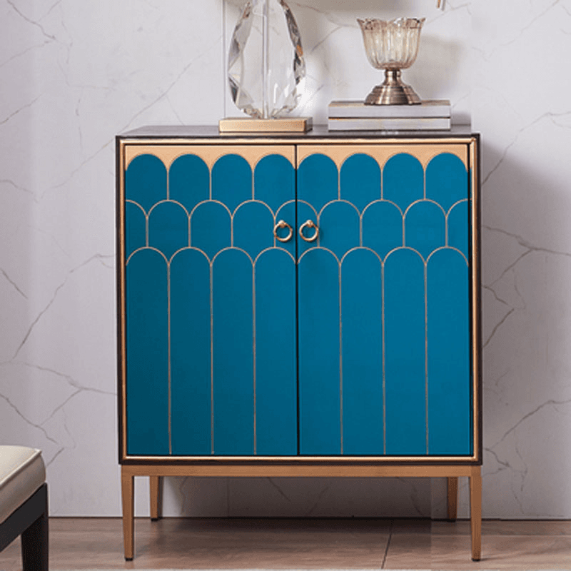 Art Deco Style Unattached Utility Cabinet with Cabinet Rings for Sitting Room thumbnail 2