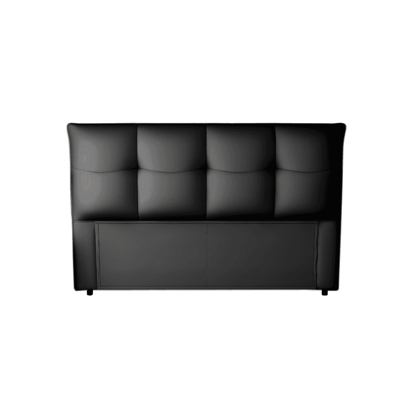 Elegant Pine Wood Full Bed with Tufted Panel Headboard, Rectangle Shape, Sponge Fill, and Standard Height Legs Included thumbnail 1