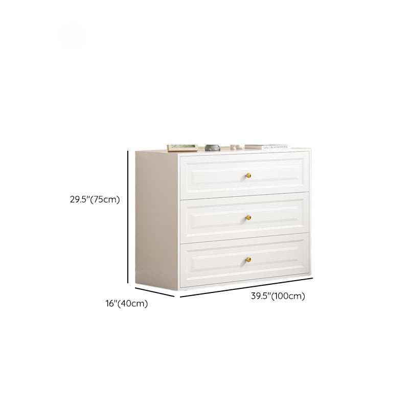 Chalk Casual Metal Bachelor Chest/Semainier with 5 Drawers/3 Drawers/4 Drawers in Vertical/Horizontal Orientation thumbnail 9