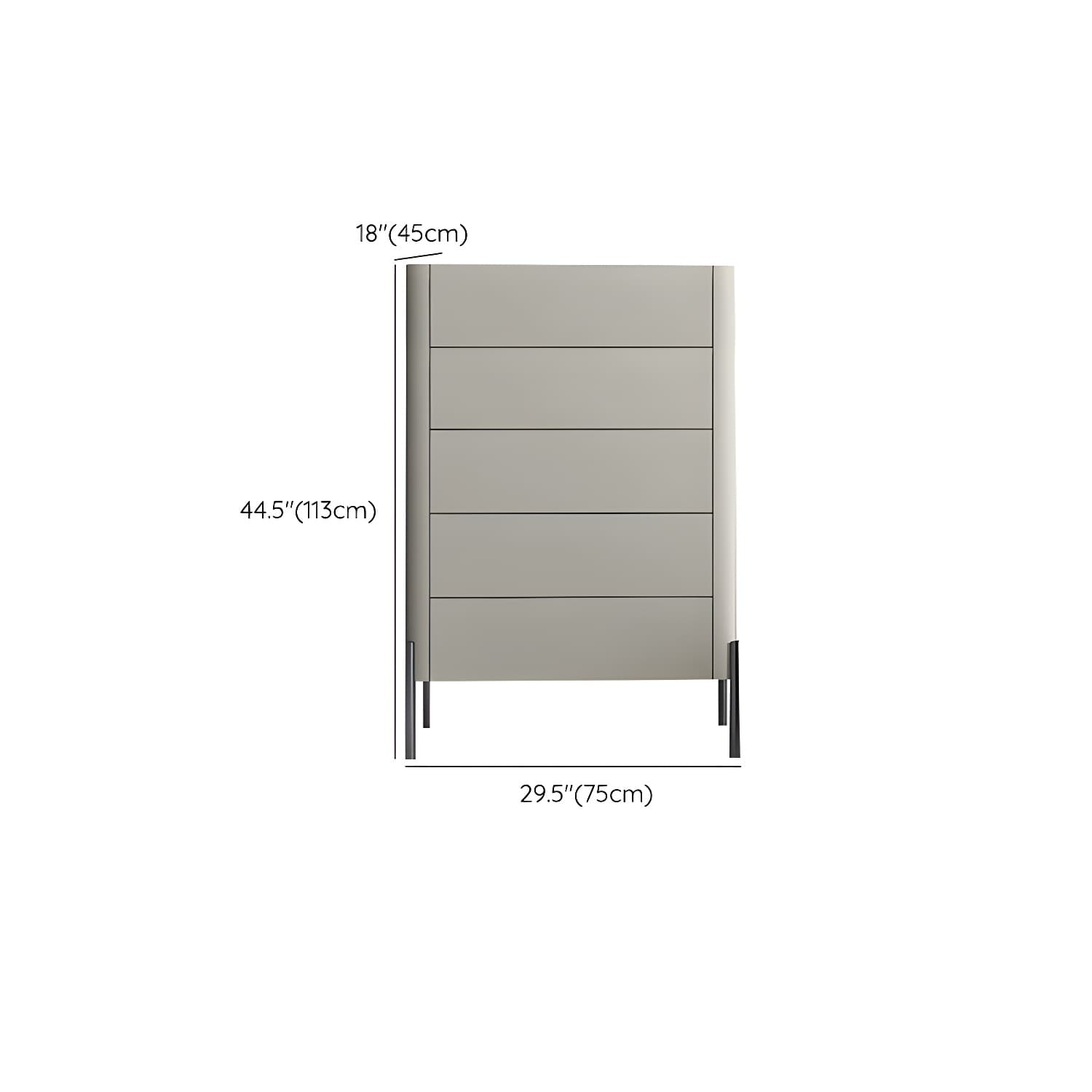 Modern Wood Dresser - Horizontal Design - Ample Drawer Space - Stylish Bedroom Storage thumbnail 19