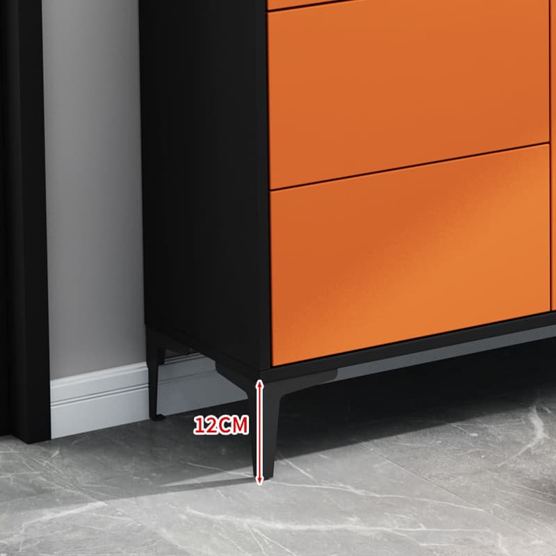 Stunning Wood Sideboard Credenza with Stone Countertop and Glass Doors thumbnail 7