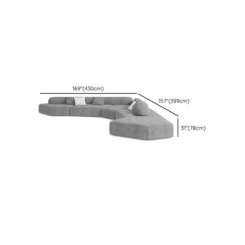 L-Shape/Straight Sofa/Corner Sectional with Left/Horizontal Orientation and Button-tufted Detail thumbnail 13