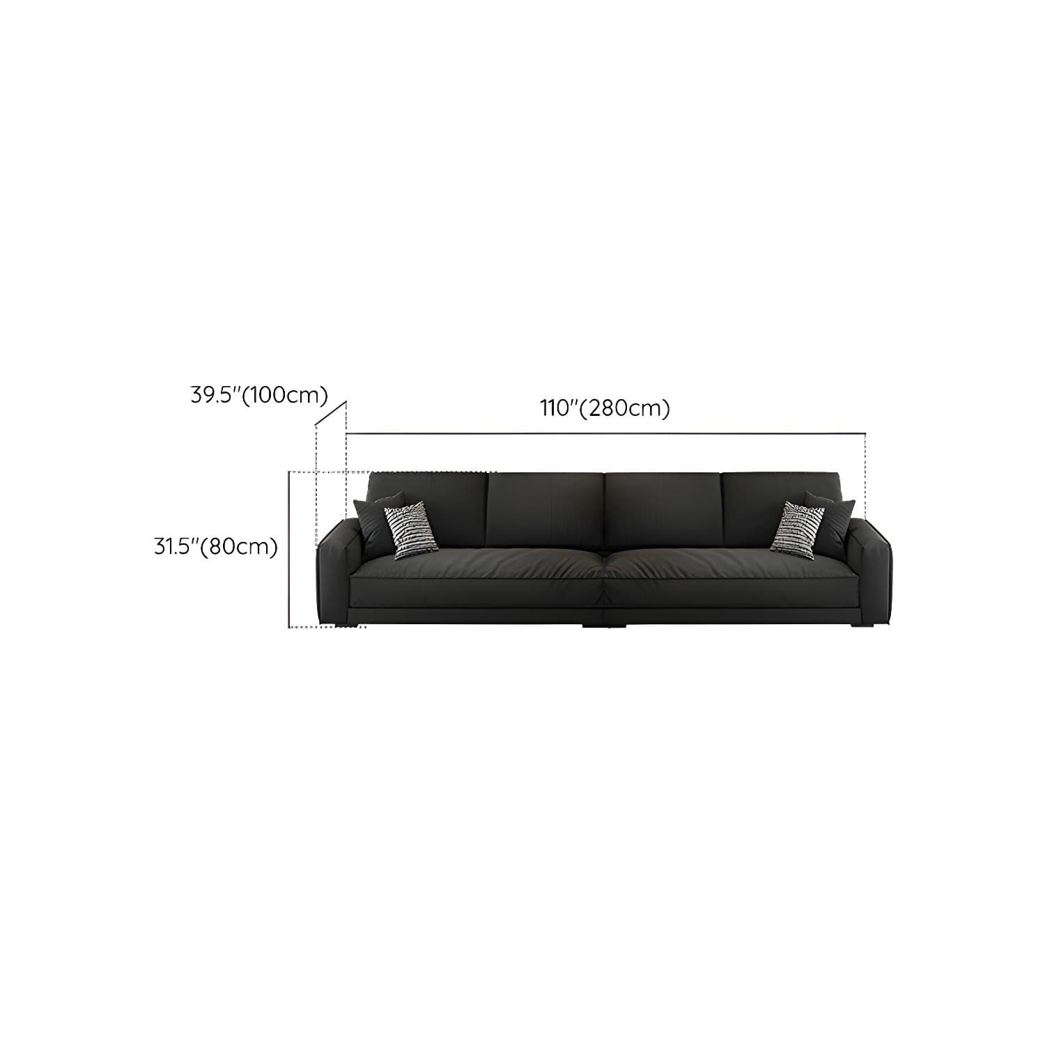 Modern Gray Polyester Blend Stationary Sectional Sofa with Square Arm and Cushion Back thumbnail 13