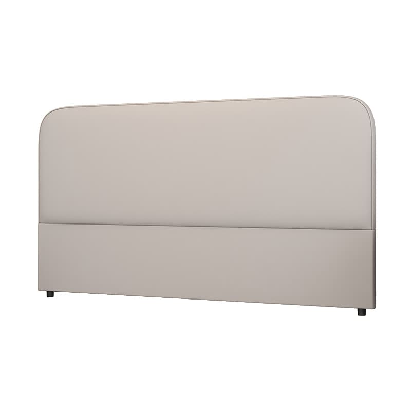 Modish No Distressing Timber Panel Headboard with Arched Shape for King/Queen/Full Bed, Featuring Sponge Fill and Standard Height thumbnail 5