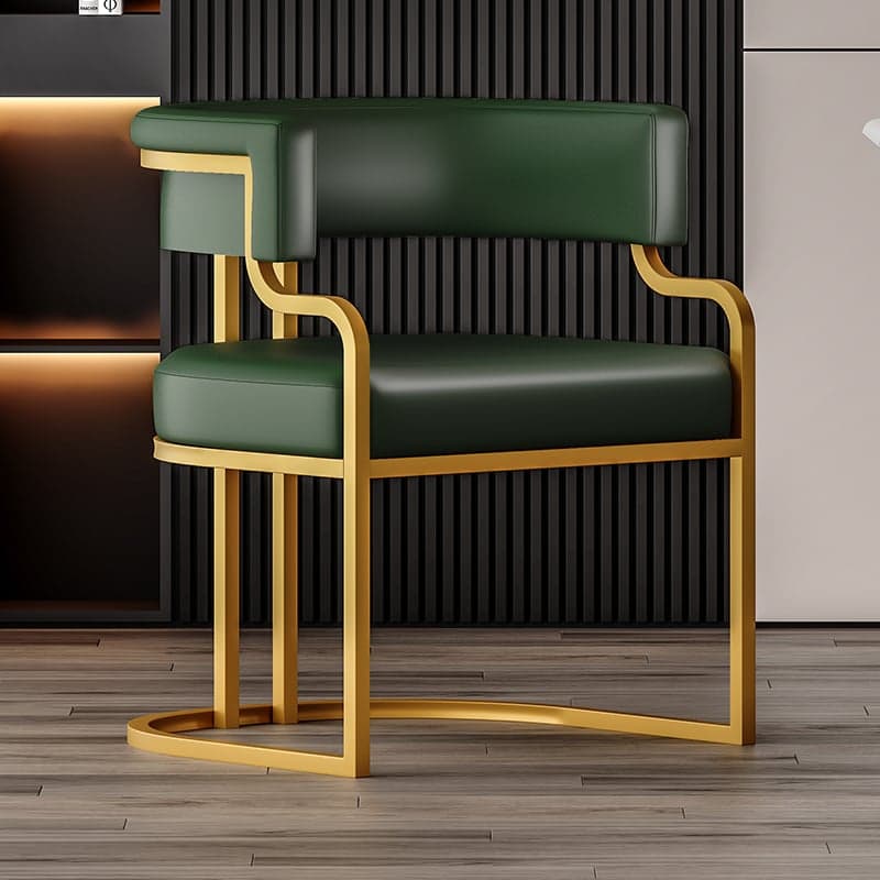 Glam/Casual Alloy Arm Chair with Cushioned Uncovered Back and Armrest thumbnail 5