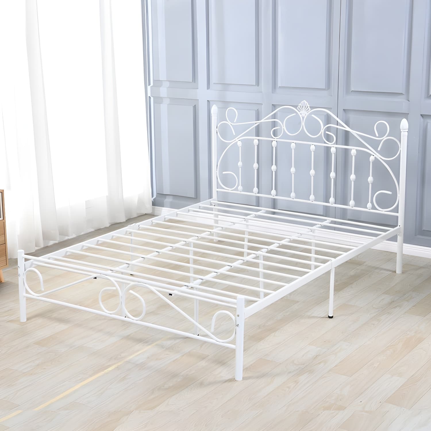 Industrial Style Standard Bed Iron Multiple Colors Excluding Storage Space thumbnail 12