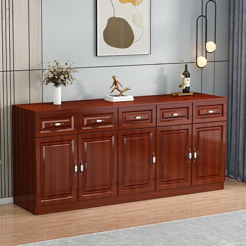 Modern Wood Cabinets Buffets & Sideboards 31.5 inches Width Non-Adjustable Drawers Included thumbnail 6