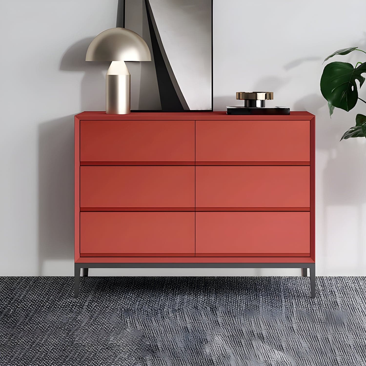 Minimalist Wood Double Dresser for Neat and Stylish Organizing thumbnail 3