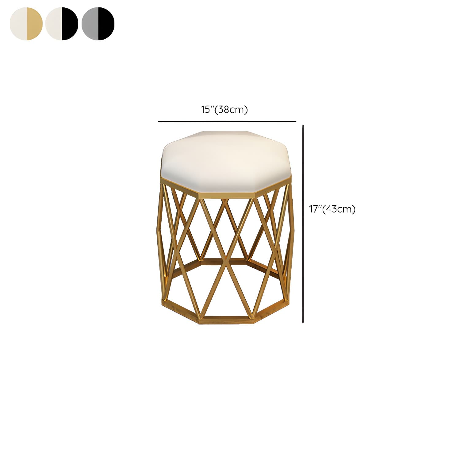 Wood Makeup Vanity Lighted Mirror Vanity Table and Stool Set thumbnail 18
