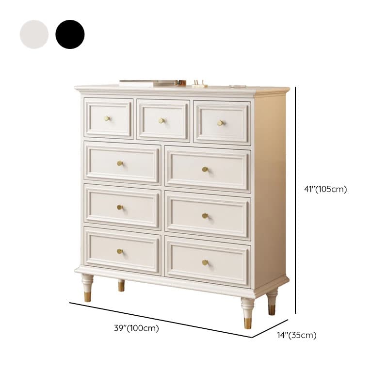 Trendy Natural Wood Console Dresser with 9/7/6 Drawers in Horizontal/Vertical Orientation thumbnail 11