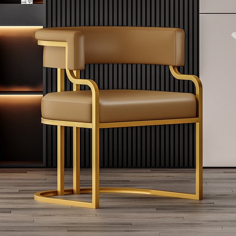 Glam/Casual Alloy Arm Chair with Cushioned Uncovered Back and Armrest thumbnail 8