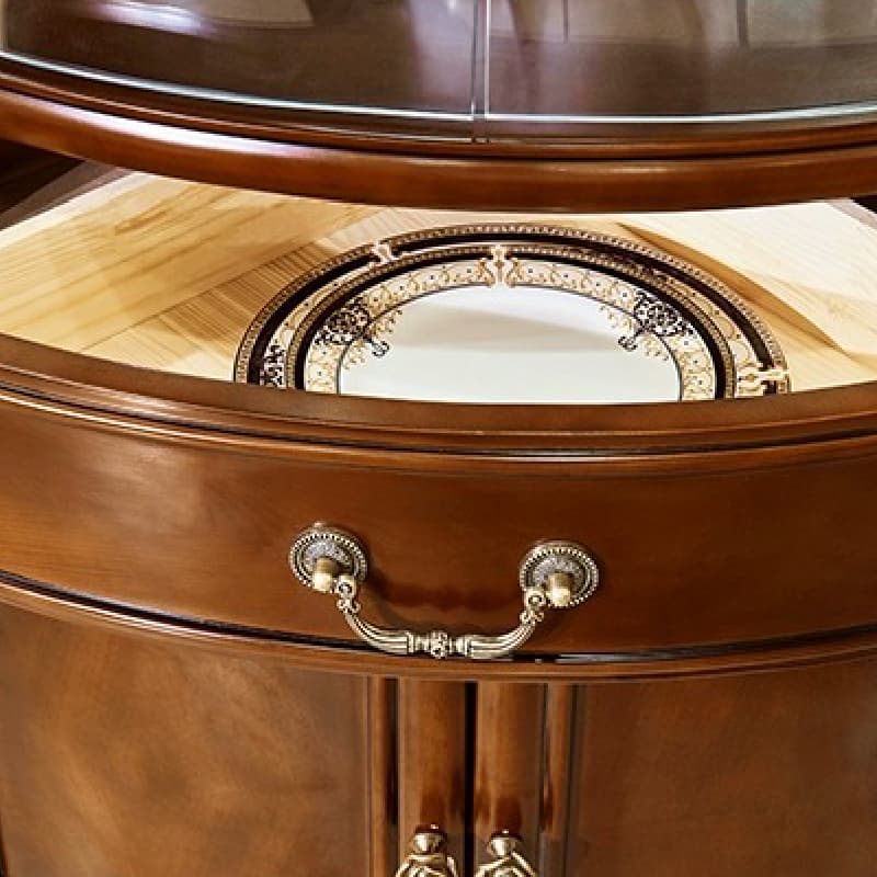 Vintage Detached Accent Cabinet with LED Lighting thumbnail 5
