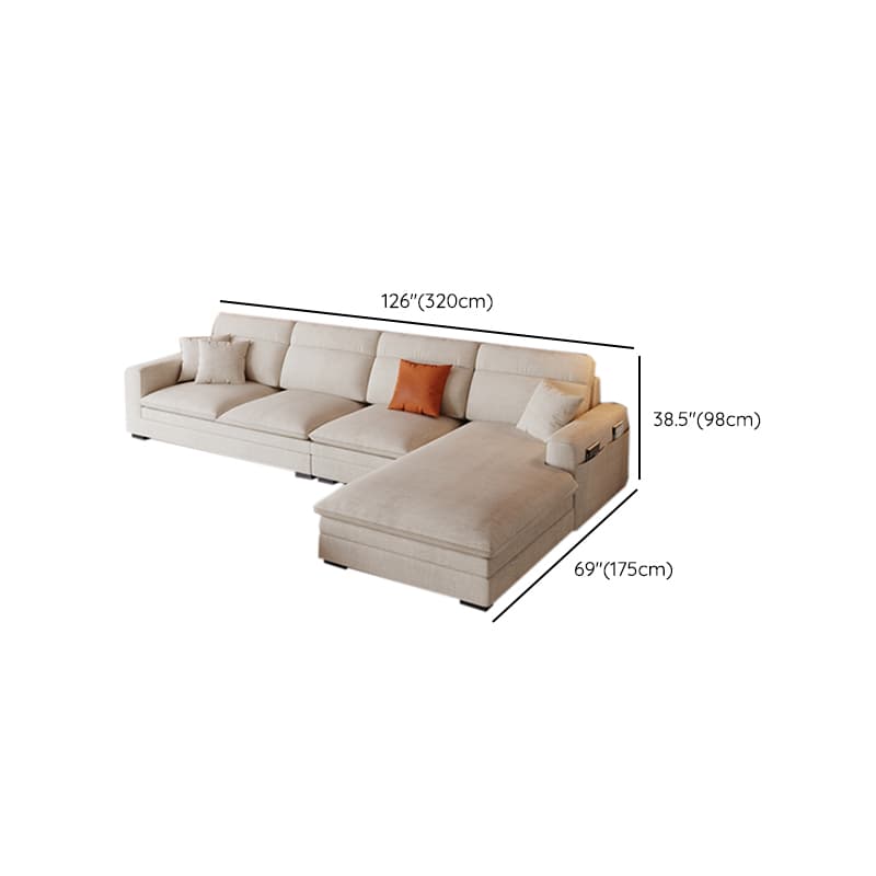 L-Shape/Straight Sofa Recliner/Sofa Couch with Concealed Support and Pine Wood Frame thumbnail 24