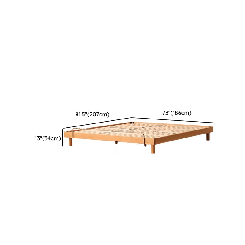 Natural Color Solid Color Tatami Bed for Bedroom thumbnail 10
