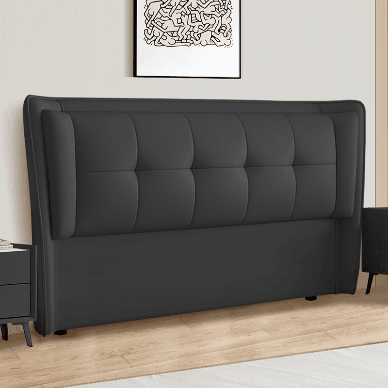 Standard（36-55“） Free-standing Standard Rectangular Full(54"W x 75"L) Stitch-tufted Wingback Headboard with Timber Frame and Sponge Filing thumbnail 1