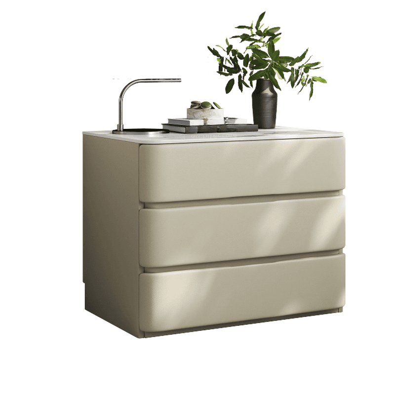 Art Deco Nightstand With Drawer Organization with 3 Drawers thumbnail 12
