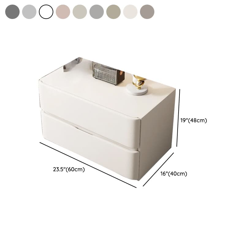 Artistic 2 Drawers Drawer Storage Bedside Table thumbnail 16