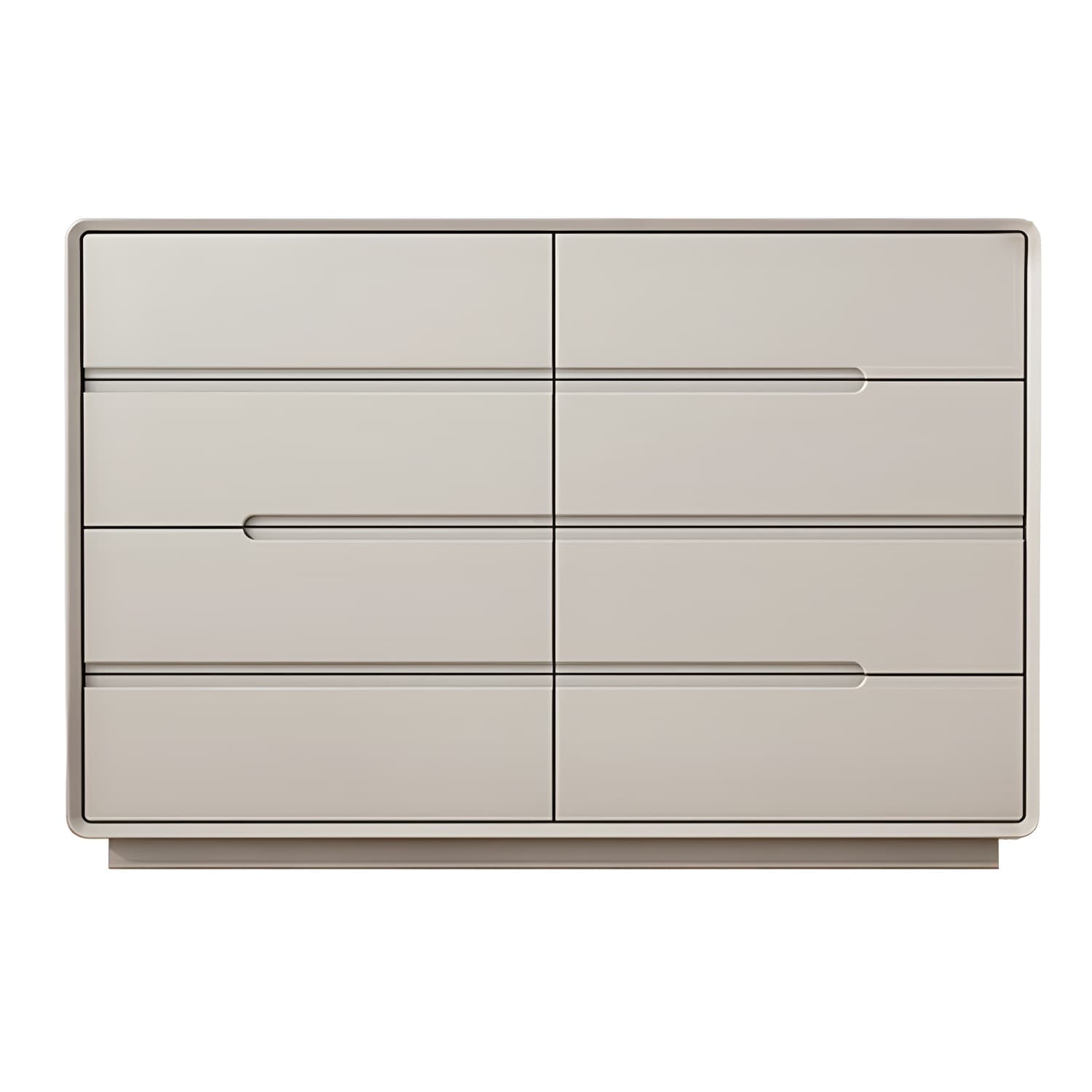 Light Oak Modern Dresser with Solid Wood Construction and Soft-Close Drawers thumbnail 9