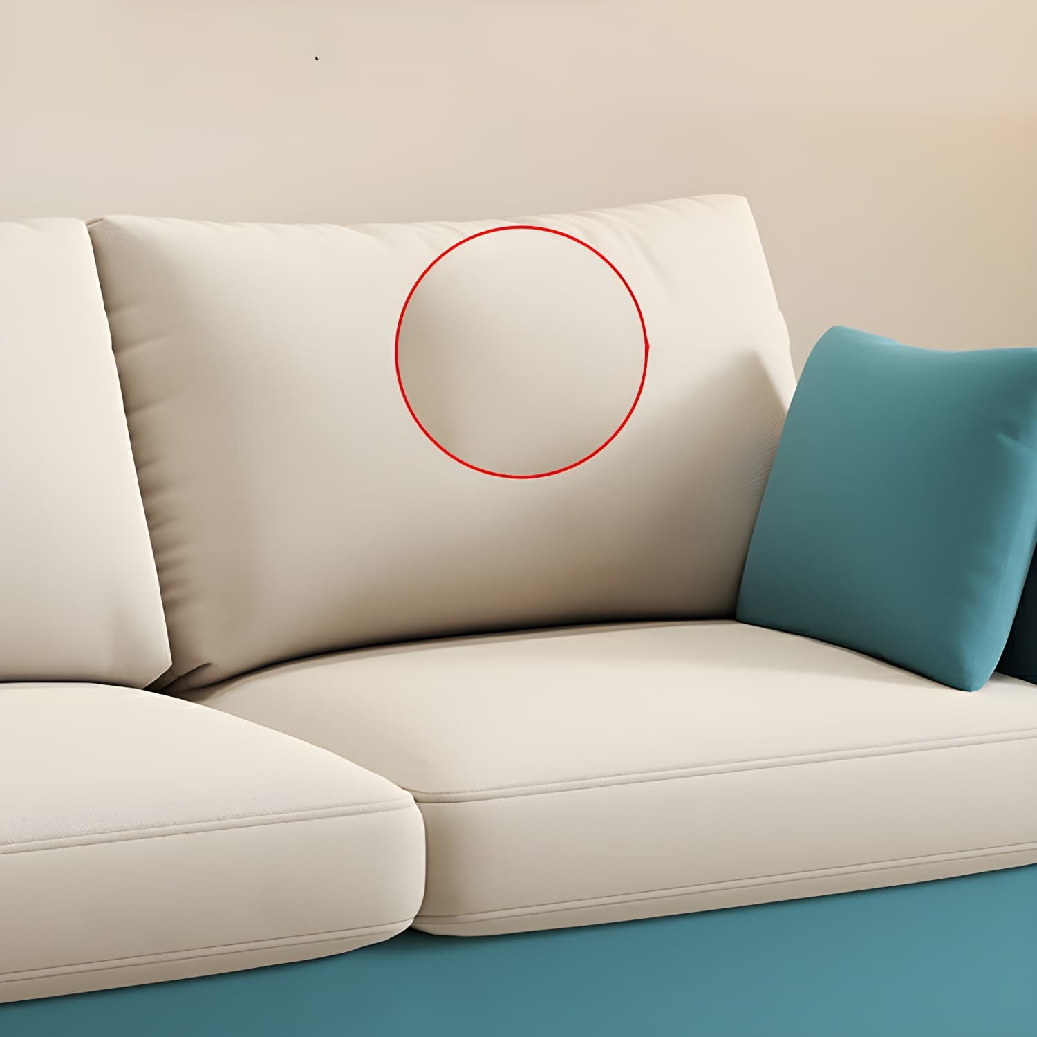 Contemporary Square Arm Loveseat with Machine Washable Cover and Pillows thumbnail 21