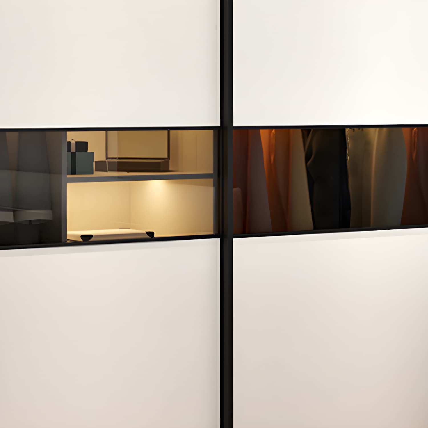 Contemporary Home Engineered Wood Wardrobe Freestanding Wardrobe Closet thumbnail 8