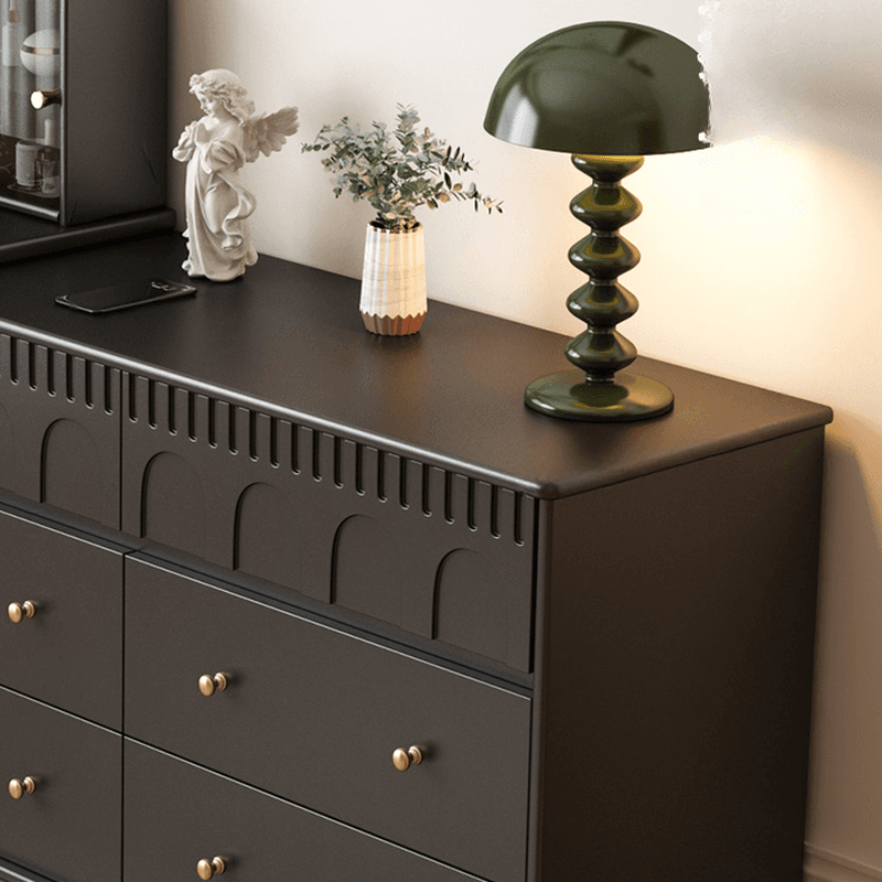 Simplistic Large Vanity Set/Makeup Vanity with Rubberwood Table Top, 4 Drawers/6 Drawers/2 Drawers, Scalable and No Suspension thumbnail 4