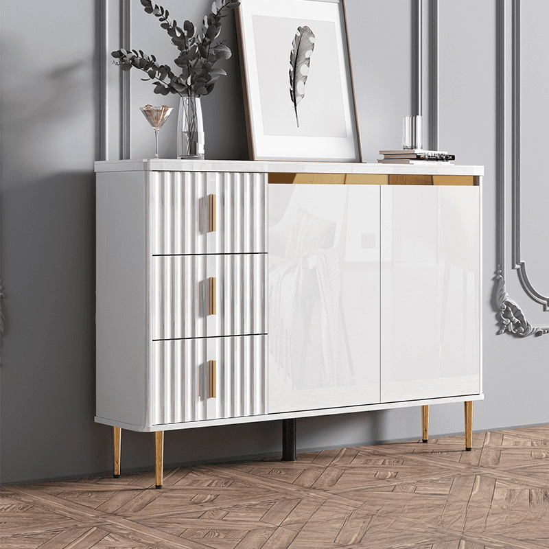 Luxurious Chalk Stone Standard Flooring Sideboard with 3 Doors & Variable Shelf thumbnail 9