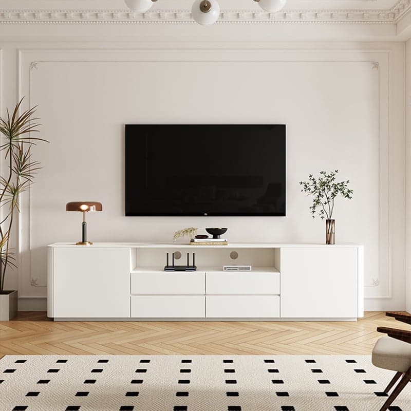 Modern Rectangle TV Stand with 4-Door/2-Door & 3 Tiers Living Room thumbnail 4