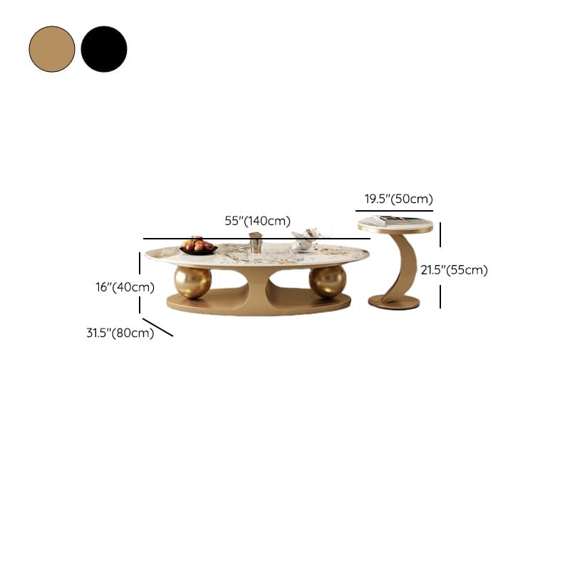 Nested Oblong Coffee Table Ideal for Small Spaces thumbnail 15