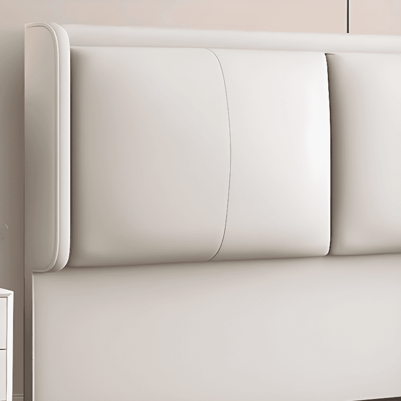 Simplistic Panel Headboard in Pine Wood with No Distressing, Rectangular Shape for King/Full/Queen Bed, Featuring Sponge Upholstery Fill and Standard Height thumbnail 10