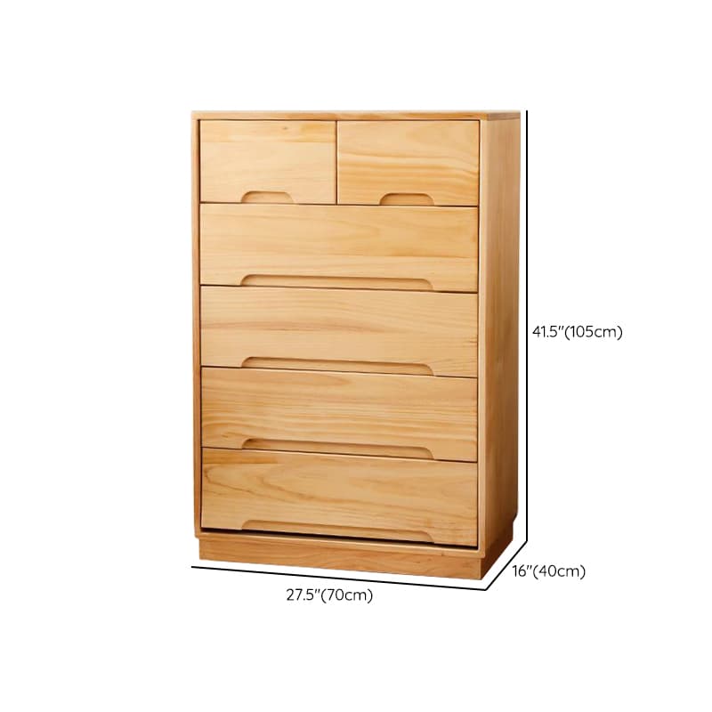 Minimalist Unfinished Console Dresser with 6 Tiers/4 Tiers/5 Tiers - image 17