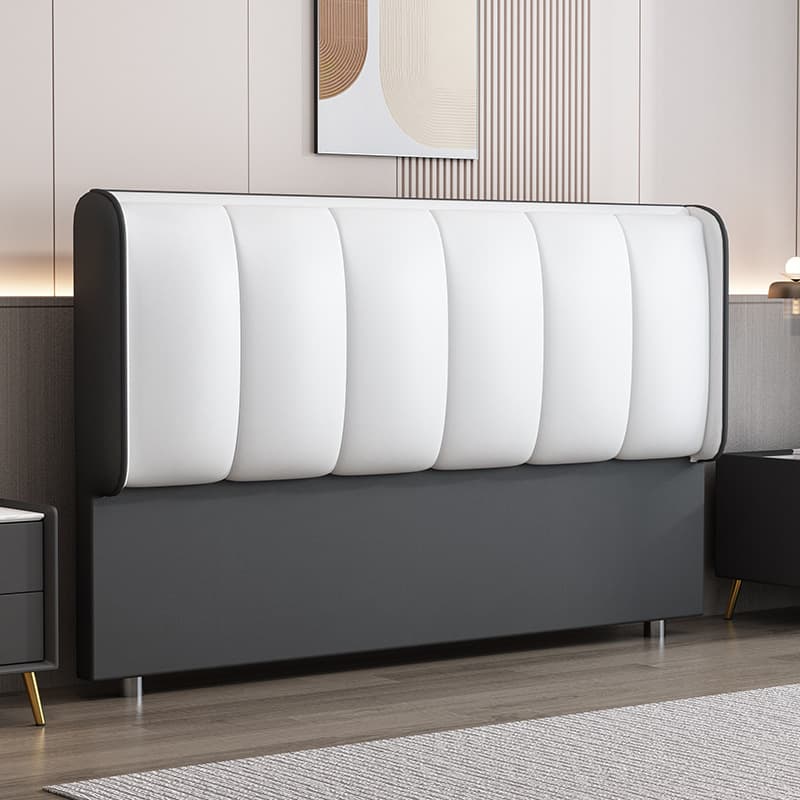 Casual Free-standing Standard King(76"W x 80"L)/Queen(60"W x 80"L)/Full(54"W x 75"L) Panel No Distressing With Legs in Wood and Sponge thumbnail 6
