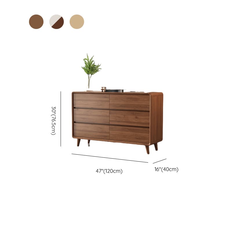 Modern Natural Wood Double Dresser/Bachelor Chest with 9 Drawers/7 Drawers/8 Drawers, Horizontal/Vertical Orientation - image 25