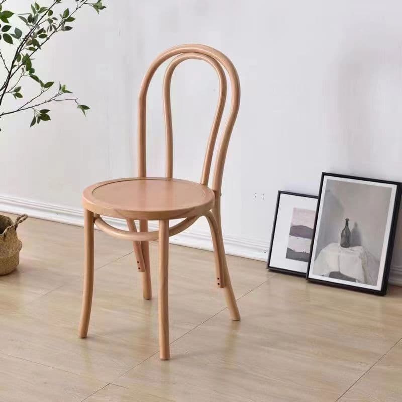 Reliable Outlined Intertwined Armless Chair for Restaurant Use thumbnail 13