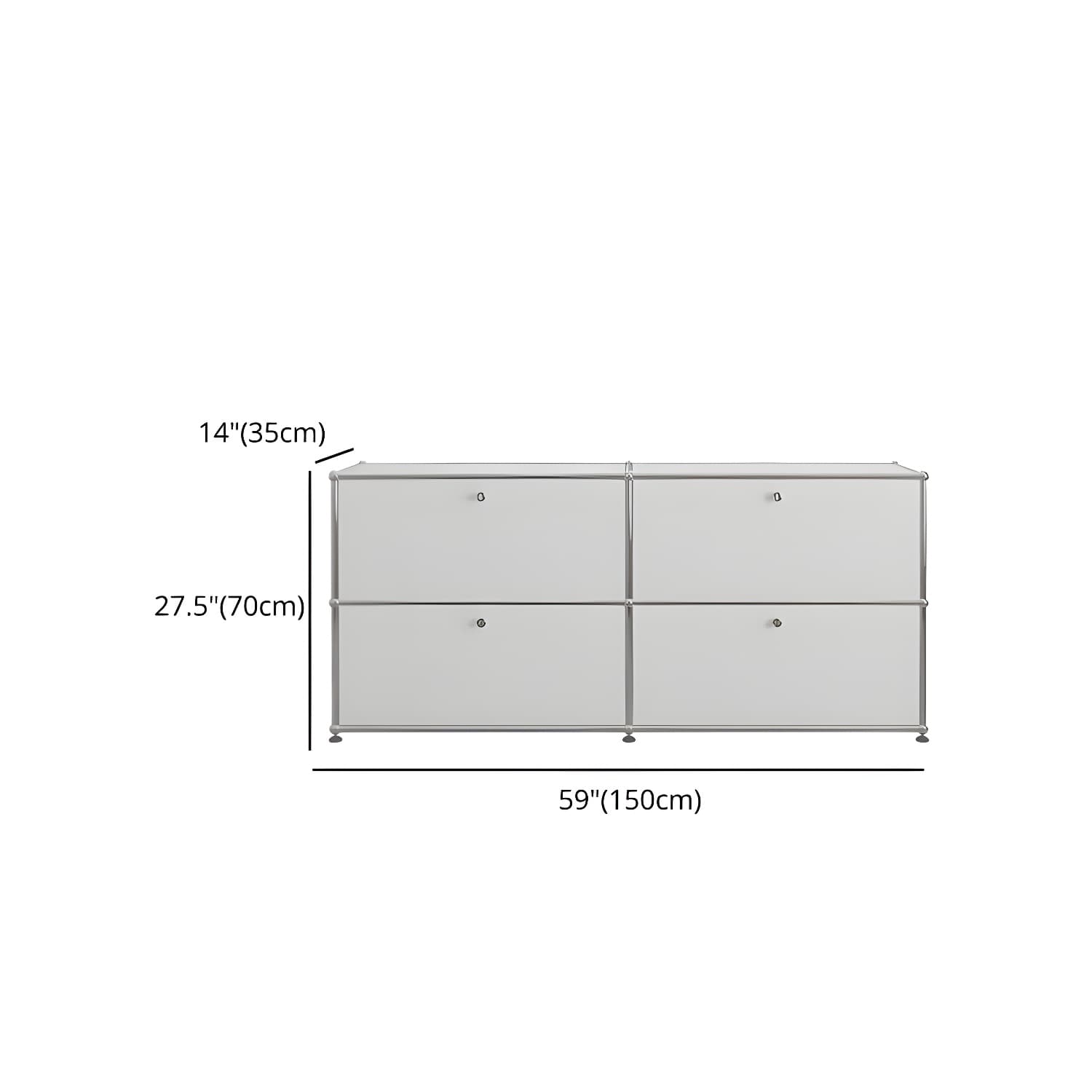 Modern Rectangle Storage Server Metal Sideboard for Dining Room thumbnail 18