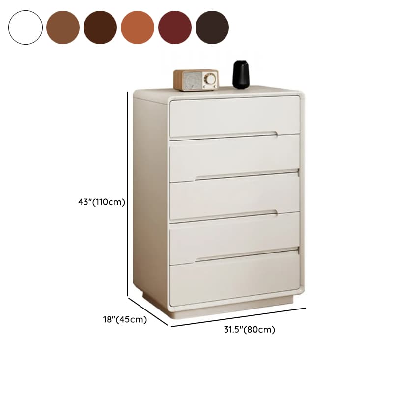 Simplistic Bleached Wood Lingerie Chest/Double Dresser/Bachelor Chest with 5/4/6 Drawers in Vertical/Horizontal Orientation thumbnail 19
