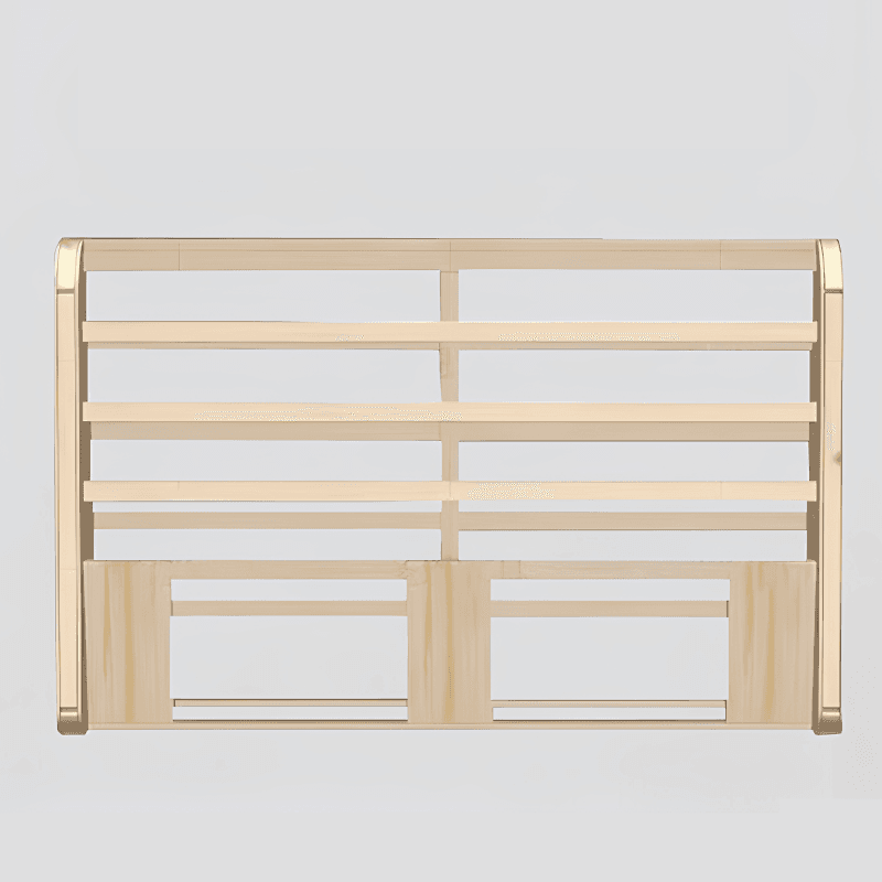 Modern Simple Style Wingback Headboard with No Distressing, Piled Tufted Rectangle Design for King/Full/Queen Bed, Featuring Sponge Upholstery and Standard Height thumbnail 14
