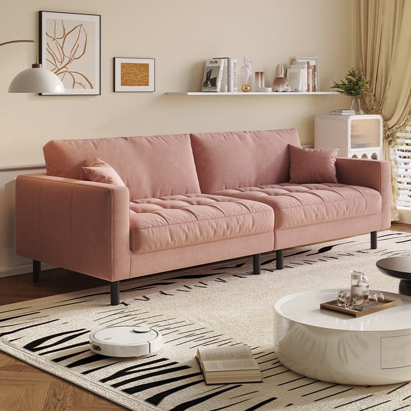 Tear Resistant Standard Sofa with Pu Upholstery in Grey/Light Green/Auburn thumbnail 11