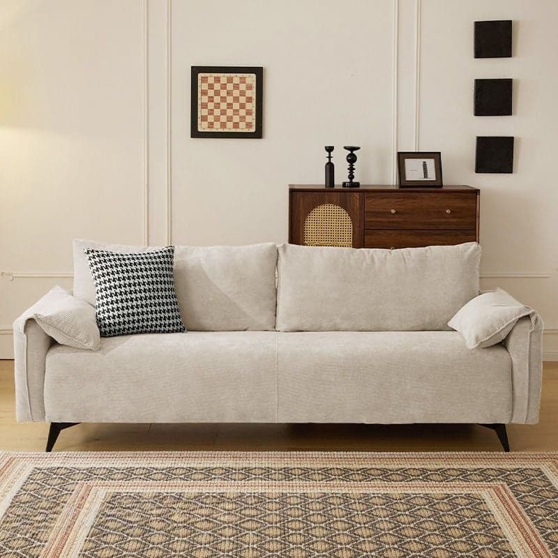 Modish Standard Sofa in Coal/Dove Grey/Off-White with 1 Pillow thumbnail 4