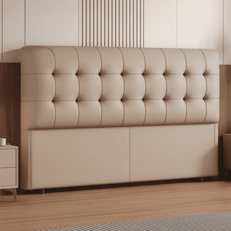 Trendy Panel Headboard with No Distressing, Piled Tufted Rectangle Design for King/Queen/Full Bed, Featuring Sponge Upholstery and Standard Height thumbnail 9