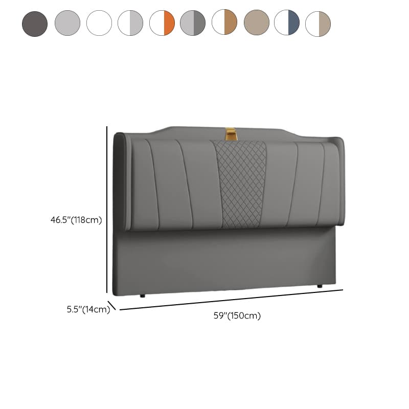Modish Style Panel Headboard in Pine Wood with No Distressing, Rectangle Shape for Queen/Full/Twin XL Bed, Featuring Sponge Upholstery and Standard Height thumbnail 15