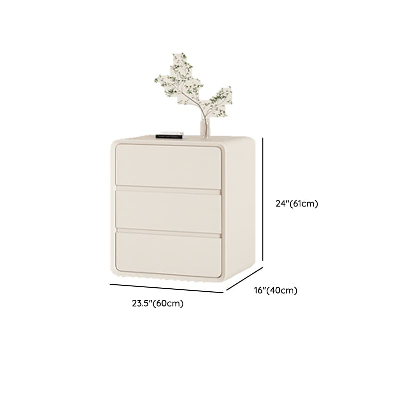 Ivory Contemporary Faux Leather Dresser with 3/4/5 Tiers thumbnail 10
