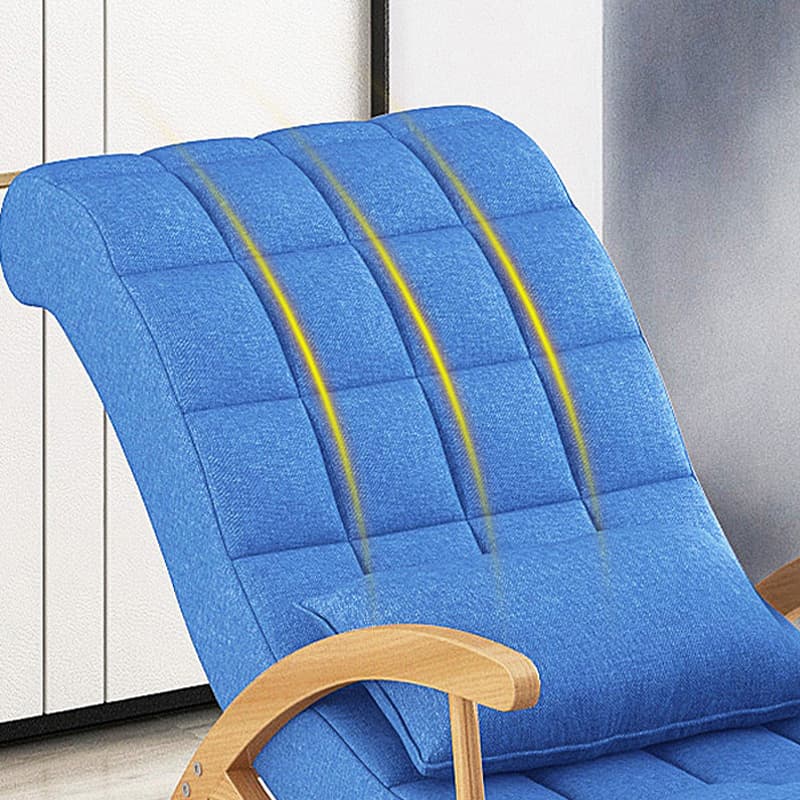 Modern Upholstered Rocking Chair with Track Arms - Comfortable and Stylish Design thumbnail 17