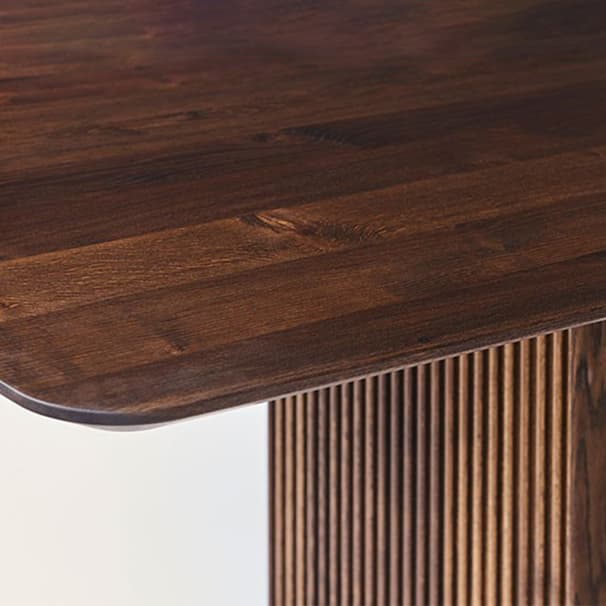 Modern Rectangle Wood Standard Table Height Dining Table , 8 Person/For 6/4 Person Fixed Table thumbnail 9