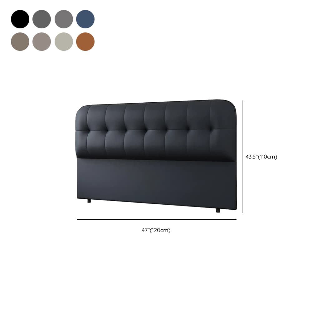 Modish Free-standing Standard Full(54"W x 75"L)/Twin(38"W x 75"L) Panel No Distressing With Legs in Wood and Stitch-tufted thumbnail 17