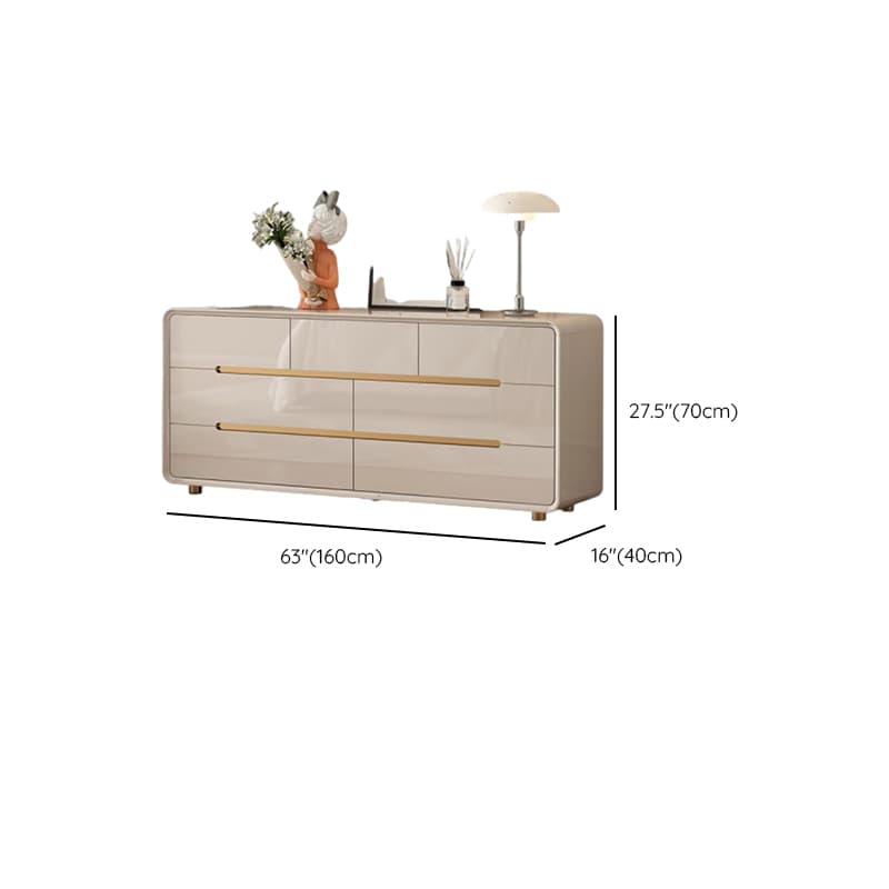 Modish Chalk Timber Horizontal/Vertical Console Dresser/Bachelor Chest/Wardrobe Chest with 6 Drawers/7 Drawers/3 Drawers thumbnail 17