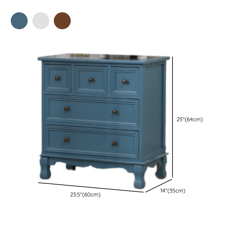 Independent Damp-proof Accent Chest/Accent Cabinet in Wood with Drawers in a Retro Style thumbnail 17